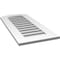 Ekena Millwork Arch Top Surface Mount PVC Gable Vent: Non-Functional, w/ 3-1/2"W x 1"P Standard Frame, 16"W x 34"H GVPAR16X3401SN - alternate 4